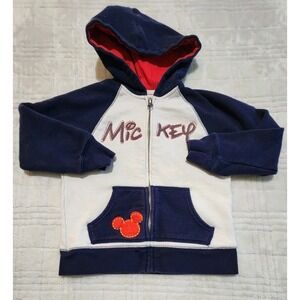 Walt Disney World Disney Parks Mickey Mouse Full Zip Hoodie‎ Size XS